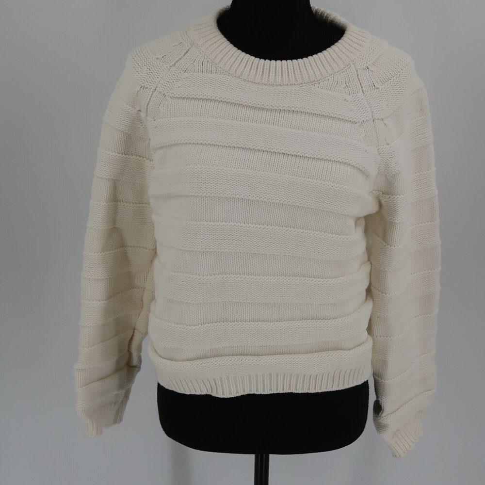 SVILU Women's Cream Sweater Size Large